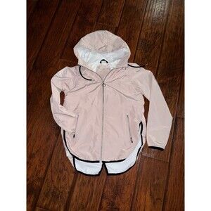 Calvin Klein Performance Pink Zip Up Hooded Lightweight Jacket Windbreaker XS